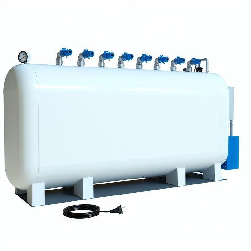 2m Standard Length Power Cable Water Treatment System with High Capacity and Desalination Rate of ＞98%